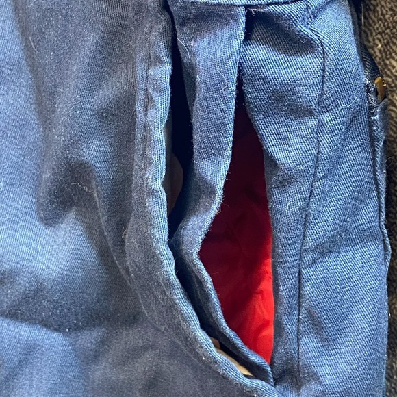 Vtg Blizzard Pruf Walls Men's M Short Blue Insulated Work Jumpsuit Coveralls - Picture 7 of 13